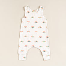 Load image into Gallery viewer, Leopard Rainbows Romper
