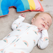 Load image into Gallery viewer, Leopard Rainbow Sleepsuit
